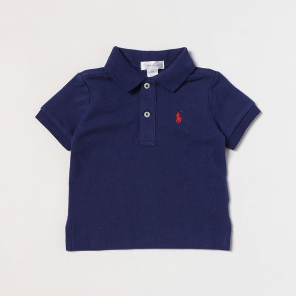 RALPH LAUREN SHORT SLEEVE POLO Navy blue - Picture 1 of 1
